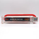 WHEEL OF FORTUNE (THE ORIGINAL!) WATA PEDIGREE GRADED 9.2 A! NEW & Factory Sealed with Authentic H-Seam! (NES Nintendo)