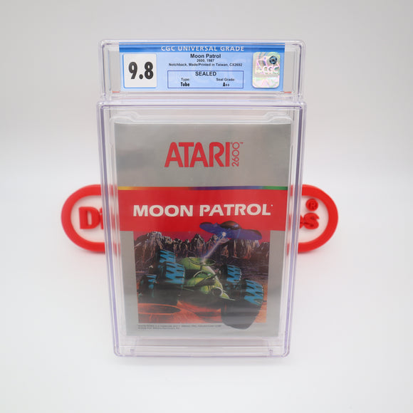 MOON PATROL - CGC GRADED 9.8 A++! NEW & Factory Sealed! (Atari 2600)