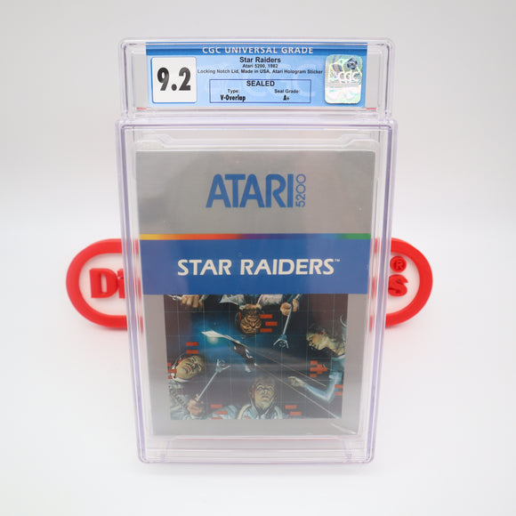 STAR RAIDERS - CGC GRADED 9.2 A+! NEW & Factory Sealed! (Atari 2600)