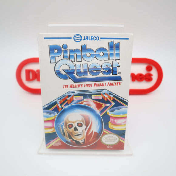 PINBALL QUEST - NEW & Factory Sealed with Authentic H-Seam! (NES Nintendo)