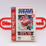 NFL '95 1995 FOOTBALL - NEW & Factory Sealed with Authentic V-Overlap Seam! (Sega Genesis)