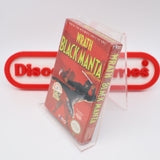 WRATH OF THE BLACK MANTA - NEW & Factory Sealed with Authentic H-Seam! (NES Nintendo)