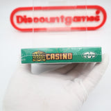 GOLDEN NUGGET CASINO - NEW & Factory Sealed with Authentic 3-Sided Seam! (GBA Game Boy Advance)