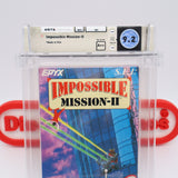 IMPOSSIBLE MISSION II 2 (SEI VERSION) - WATA GRADED 9.2 A++! NEW & Factory Sealed with Authentic V-Overlap Seam! (NES Nintendo)