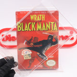 WRATH OF THE BLACK MANTA - NEW & Factory Sealed with Authentic H-Seam! (NES Nintendo)