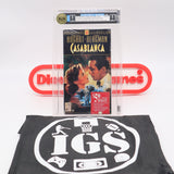 CASABLANCA - IGS GRADED 8 BOX & 8 SEAL! NEW & Factory Sealed with Authentic 3-Sided Seam! (VHS)