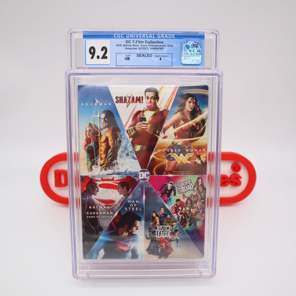 DC 7-FILM COLLECTTION - CGC GRADED 9.2 A! NEW & Factory Sealed! (DVD)