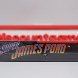 SUPER JAMES POND - NEW & Factory Sealed with Authentic V-Seam! (SNES Super Nintendo)