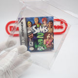 THE SIMS 2 II - NEW & Factory Sealed with Authentic H-Overlap Seam! (GBA Game Boy Advance)