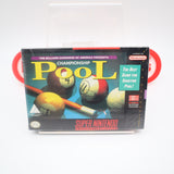CHAMPIONSHIP POOL - NEW & Factory Sealed with Authentic H-Overlap Seam! (SNES Super Nintendo)