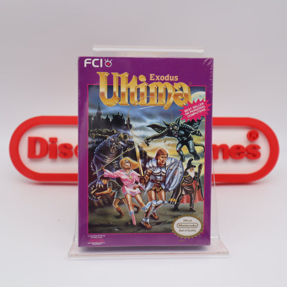 ULTIMA: EXODUS - NEW & Factory Sealed with Authentic H-Seam! (NES Nintendo)