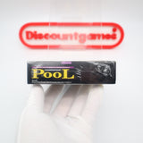 CHAMPIONSHIP POOL - NEW & Factory Sealed with Authentic H-Overlap Seam! (SNES Super Nintendo)