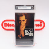 THE GODFATHER PART III 3: FINAL DIRECTOR'S CUT (DOUBLE VHS!) - IGS GRADED 8.5 BOX & 7.5 SEAL! NEW & Factory Sealed with Authentic V-Overlap Seam! (VHS)