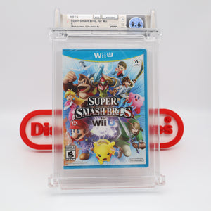 SUPER SMASH BROS. - WATA GRADED 9.6 A++! NEW & Factory Sealed! (Nintendo Wii U)