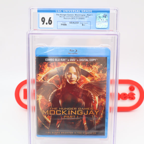 THE HUNGER GAMES MOCKINGJAY - PART 1 - CGC GRADED 9.6 A++! NEW & Factory Sealed! (BLU-RAY)