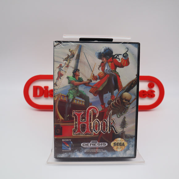 PETER PAN'S HOOK - NEW & Factory Sealed! (Sega Genesis) CASE FRESH / PERFECT!