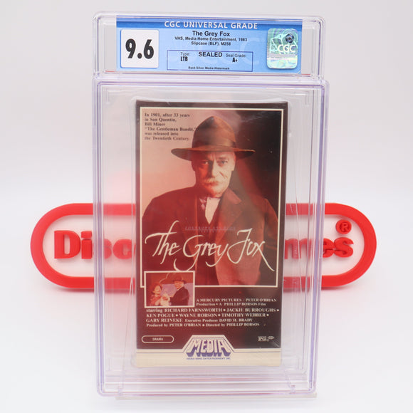 THE GREY FOX - CGC GRADED 9.6 A+! NEW & Factory Sealed with Authentic 3-Sided Seam! (VHS)