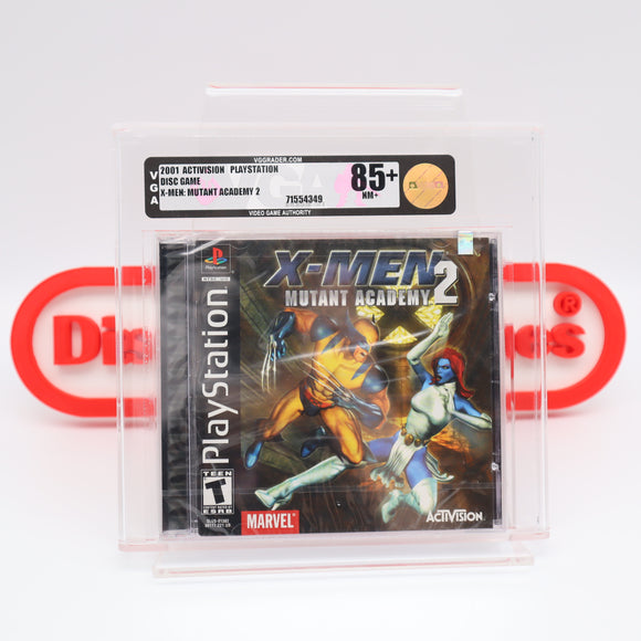 X-MEN: MUTANT ACADEMY 2 II - VGA GRADED 85+ NM+ GOLD! NEW & Factory Sealed! (PS1 PlayStation 1)