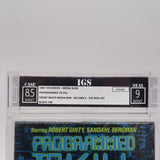 PROGRAMMED TO KILL - IGS GRADED 8.5 BOX & 9 SEAL! NEW & Factory Sealed with Authentic H-Overlap Seam! (VHS)