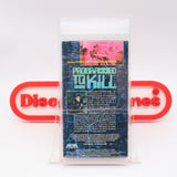 PROGRAMMED TO KILL - IGS GRADED 8.5 BOX & 9 SEAL! NEW & Factory Sealed with Authentic H-Overlap Seam! (VHS)