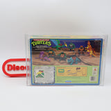 CAVE-TURTLE RAPH & TUBULAR PTERODACTYL - 1993 PLAYMATES 2-PACK DINO SERIES - AFA GRADED 75 NEW Authentic & Factory Sealed! (Vintage TMNT)