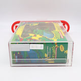 CAVE-TURTLE RAPH & TUBULAR PTERODACTYL - 1993 PLAYMATES 2-PACK DINO SERIES - AFA GRADED 75 NEW Authentic & Factory Sealed! (Vintage TMNT)