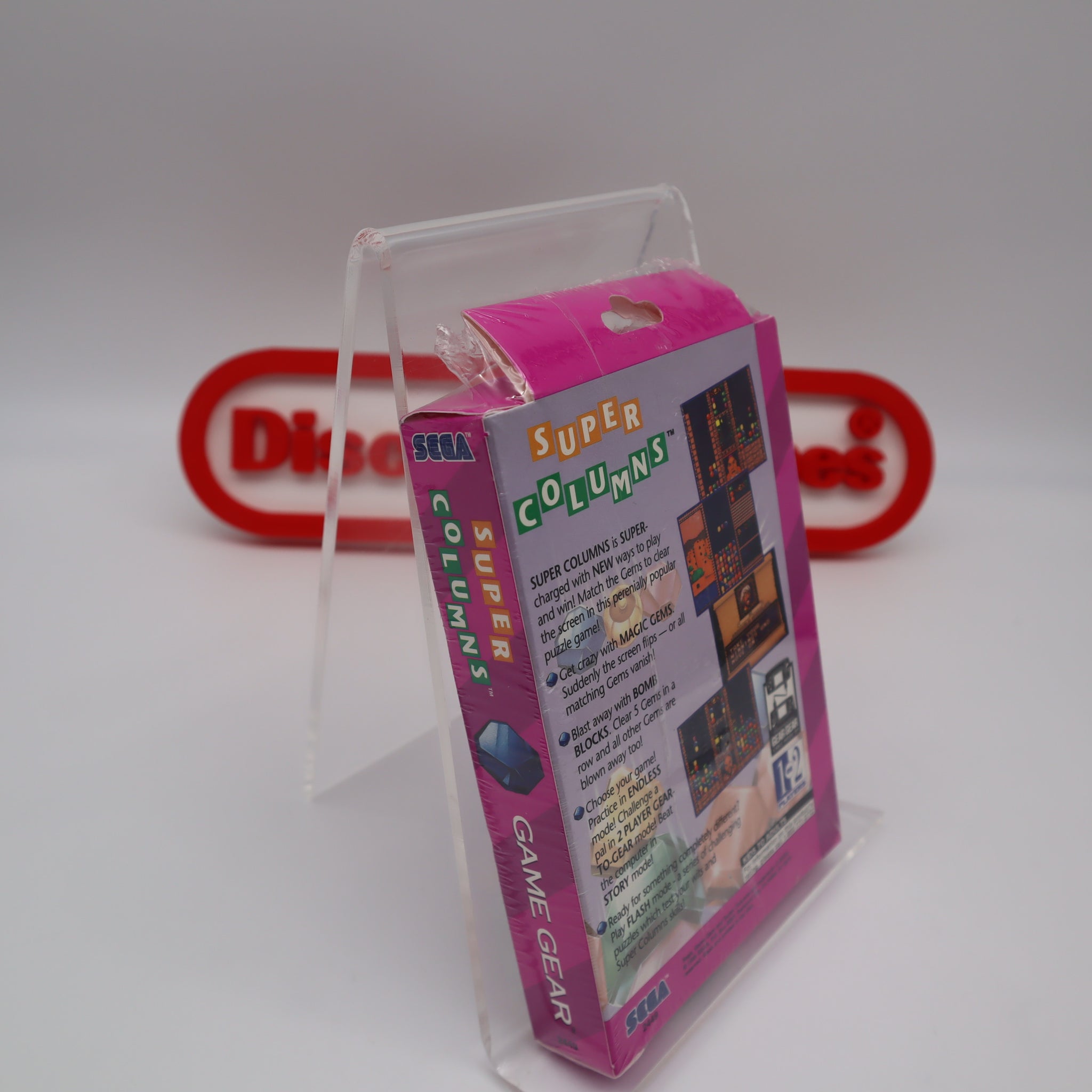 Notice / Manuel Seul Du Jeu Super Columns Pour Sega Game Gear - Bon état, Instructions Incluses, Jeu Rétro