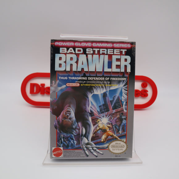 BAD STREET BRAWLER - NEW & Factory Sealed with Authentic H-Seam! (NES Nintendo)