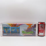 CAVE-TURTLE LEO & DINGY DINO 2-PACK - 1993 PLAYMATES - AFA GRADED 75+ NEW Authentic & Factory Sealed! (Vintage TMNT)
