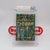 DONALD TRUMP'S REAL ESTATE TYCOON  - WATA GRADED 9.4  A+! NEW & Factory Sealed! (PC Computer Game)
