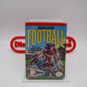 NES PLAY ACTION FOOTBALL - NEW & Factory Sealed with Authentic H-Seam! (NES Nintendo)