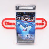 MIRACLE (USA OLYMPIC HOCKEY) - IGS GRADED 8.5 BOX & 8.5 SEAL! NEW & Factory Sealed with Authentic H-Overlap Seam! (VHS)