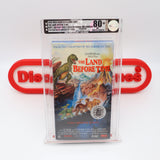THE LAND BEFORE TIME - VGA GRADED 80+ NM+ ARCHIVAL SILVER! NEW & Factory Sealed with Authentic V-Overlap Seam! (VHS)