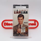 LIAR LIAR (JIM CARREY) - IGS GRADED 8 BOX & 8 SEAL! NEW & Factory Sealed with Authentic V-Overlap Seam! (VHS)