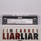 LIAR LIAR (JIM CARREY) - IGS GRADED 8 BOX & 8 SEAL! NEW & Factory Sealed with Authentic V-Overlap Seam! (VHS)