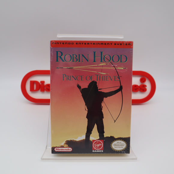 ROBIN HOOD: PRINCE OF THIEVES - NEW & Factory Sealed with Authentic H-Seam! (NES Nintendo)