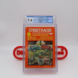 STREET RACER - CGC GRADED 7.5! NEW & Factory Sealed! (Atari 2600)