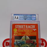 STREET RACER - CGC GRADED 7.5! NEW & Factory Sealed! (Atari 2600)