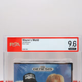 WAYNE'S WORLD - PSA / WATA GRADED 9.6 A+! NEW & Factory Sealed with Authentic Tube Seam! (Sega Genesis)