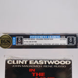 IN THE LINE OF FIRE (CLINT EASTWOOD) IGS GRADED 8 BOX & 8 SEAL! NEW & Factory Sealed with Authentic V-Overlap Seam! (VHS)