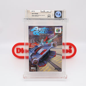 AERO GAUGE (Japanese Version) - WATA GRADED 9.6! NEW & Factory Sealed! (Nintendo 64 N64)