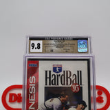 HARDBALL '95 1995 BASEBALL - CGC PEDIGREE GRADED 9.8 A++! NEW & Factory Sealed! (Sega Genesis)