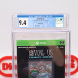AMONG US: CREWMATE EDITION - CGC GRADED 9.4 A+! NEW & Factory Sealed! (XBox One)