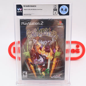 GRIMGRIMOIRE / GRIM GRIMOIRE - WATA GRADED 9.0 A! NEW & Factory Sealed! (PS2 PlayStation 2)