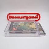 ROMANCING THE STONE - CGC PEDIGREE GRADED 9.6 A++! NEW & Factory Sealed with Authentic H-Overlap Seam! (VHS)