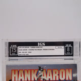 HANK AARON: CHASING THE DREAM (PROMO SCREENER!) - IGS GRADED 7.5 BOX & 8 SEAL! NEW & Factory Sealed with Authentic V-Overlap Seam! (VHS)