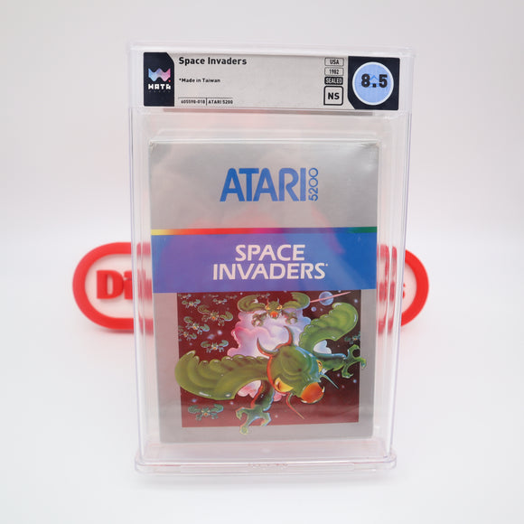 SPACE INVADERS - WATA GRADED 8.5 NS! BRAND NEW & Glue Sealed! (Atari 5200)