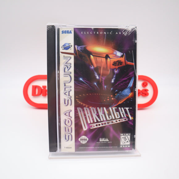 DARKLIGHT CONFLICT / DARK LIGHT - NEW & Factory Sealed with Authentic 3-Sided Seam! (Sega Saturn)