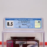 TERMINATOR 2 - T2 THE ARCADE GAME - CGC GRADED 8.5 A+! NEW & Factory Sealed! (Sega Game Gear)