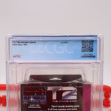 TERMINATOR 2 - T2 THE ARCADE GAME - CGC GRADED 8.5 A+! NEW & Factory Sealed! (Sega Game Gear)